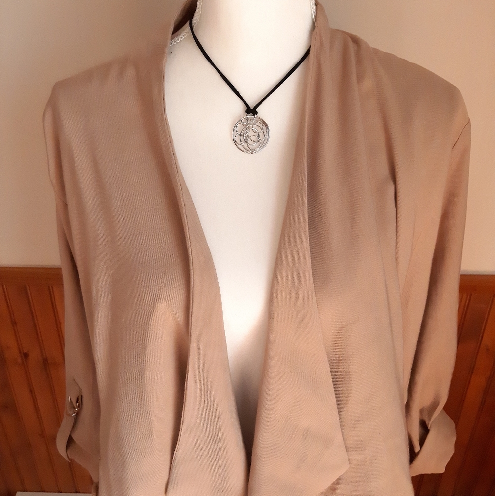 Torrid Drape Front Jacket size 1X - Picture 6 of 13